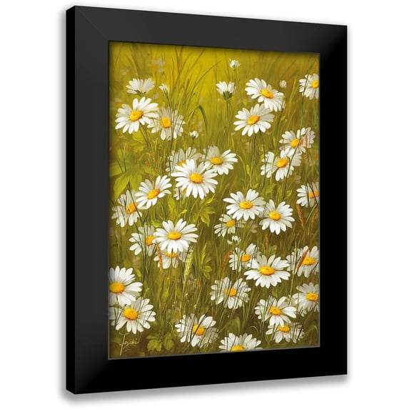 Fasani 14x18 Black Modern Framed Museum Art Print Titled - MARGUERITE