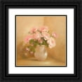thumbnail image 1 of Fasani 15x15 Black Ornate Wood Framed with Double Matting Museum Art Print Titled - ROMANTIC ROSES II, 1 of 4