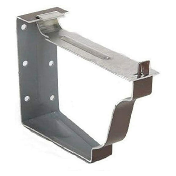 Fascia Brackets 5 Inch - 4 Pack Brown Snap Lok - Aluminum Fascia Mount - Easy Install Home Exterior Trim - Durable Construction for Soffit & Fascia