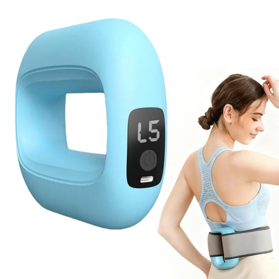 Fascia Massage Ring 2-in-1 Vibration Therapy & Deep Tissue Muscle Recovery Device Rechargeable Body Massager with LCD Display, Adjustable Intensity for Fitness Recovery, Relaxation and Daily Wellness