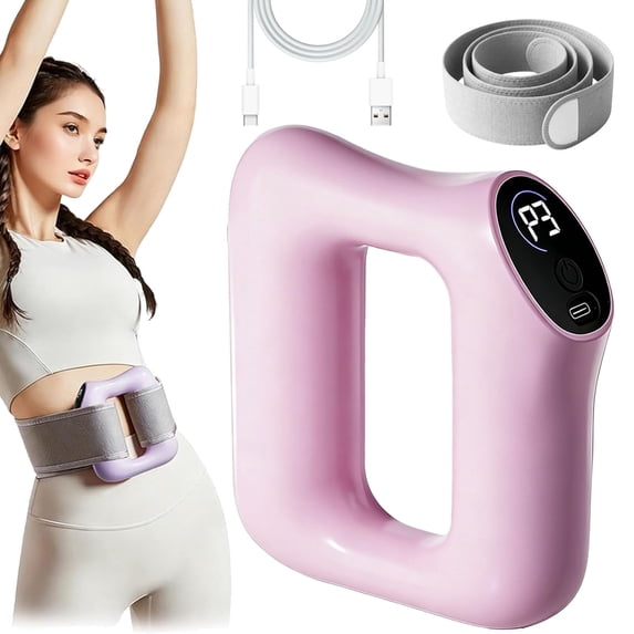 Fascia Ring Massager, Deep Tissue Vibration Plate for Home Workout, Portable Muscle Massager with Pain Relief for Relaxation & Leg Circulation