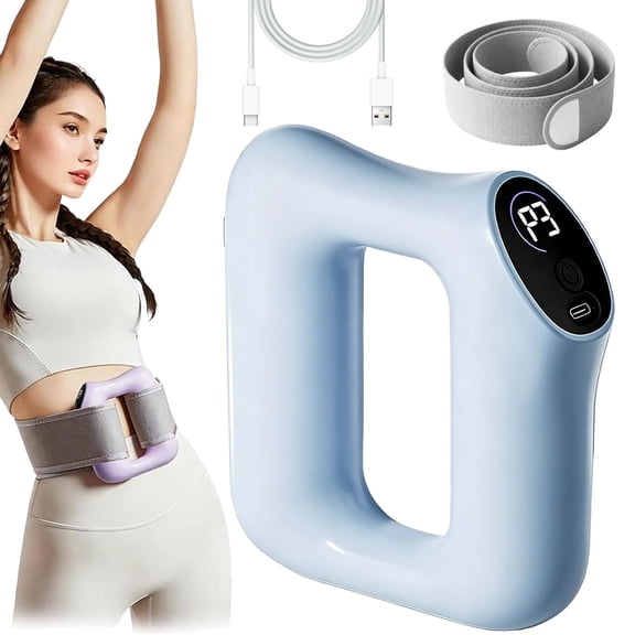 Fascia Ring Massager, Deep Tissue Vibration Plate for Home Workout, Portable Muscle Massager with Pain Relief for Relaxation & Leg Circulation