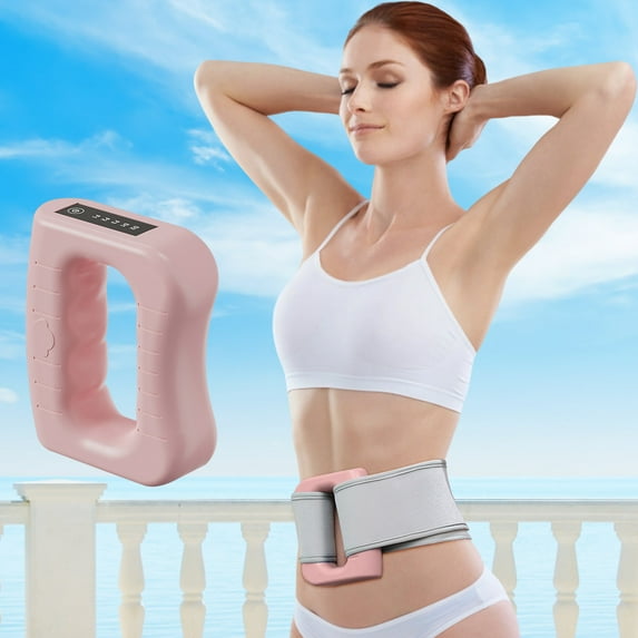 Fascia Ring Muscle Massage, Rechargeable Vibration Massager, Portable Adjustable Intensity for Shoulder Neck Leg Relief, Ergonomic Design for Home Office Use