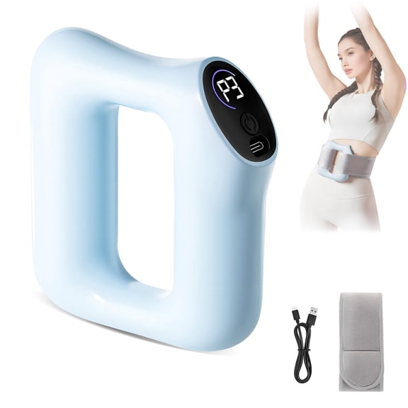 Fascia Ring for Belly Fat Deep Tissue Vibration Massager Adjustable Modes Portable Full Body Muscle Recovery Tool