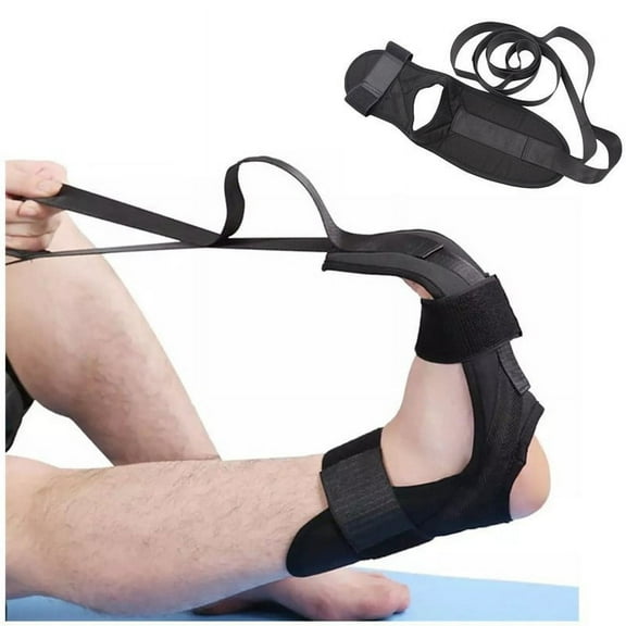 Fascia Stretcher Finally Flexible Again, Foot and Calf Stretcher-Stretching Strap for Plantar Fasciitis, Heel Spurs, Foot Drop, Achilles Tendonitis & Hamstring
