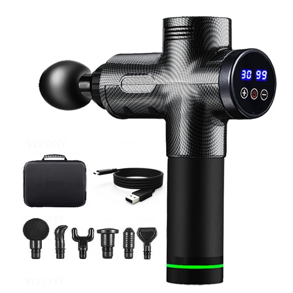 Fascial Massage Gun Electric Percussion Pistol Massager For Body Neck Back Deep Tissue Muscle RelaxationFitness