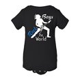 thumbnail image 1 of Fasciino - Cute Baby Onesie Bodysuit Boys Rock The World (Sizes: NB-24M), 1 of 2