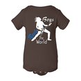 thumbnail image 1 of Fasciino - Cute Baby Onesie Bodysuit Boys Rock The World (Sizes: NB-24M), 1 of 2