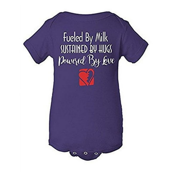 Fasciino - Cute Baby Onesie Bodysuit Fueled by Milk Powered by Love (Sizes: NB-24M)