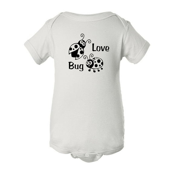 Fasciino Cute Baby Onesie Bodysuit Love Bug (Sizes: NB-24M)