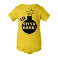 thumbnail image 1 of Fasciino Cute Baby Onesie Bodysuit Stink Bomb (Sizes: NB-24M), 1 of 2