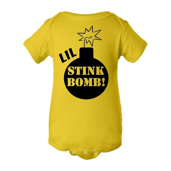 Fasciino Cute Baby Onesie Bodysuit Stink Bomb (Sizes: NB-24M)