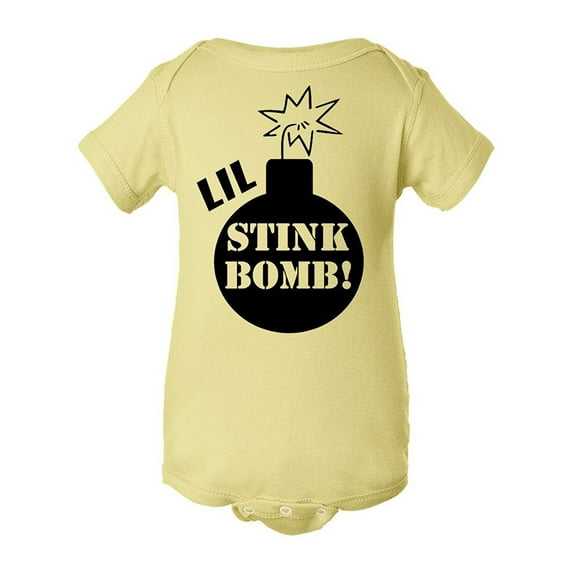 Fasciino Cute Baby Onesie Bodysuit Stink Bomb (Sizes: NB-24M)