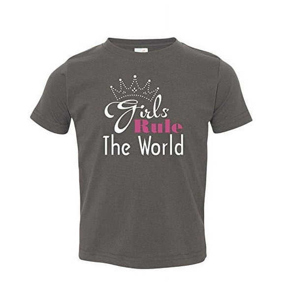 Fasciino Girls Rule the World Toddler Kids T-Shirt