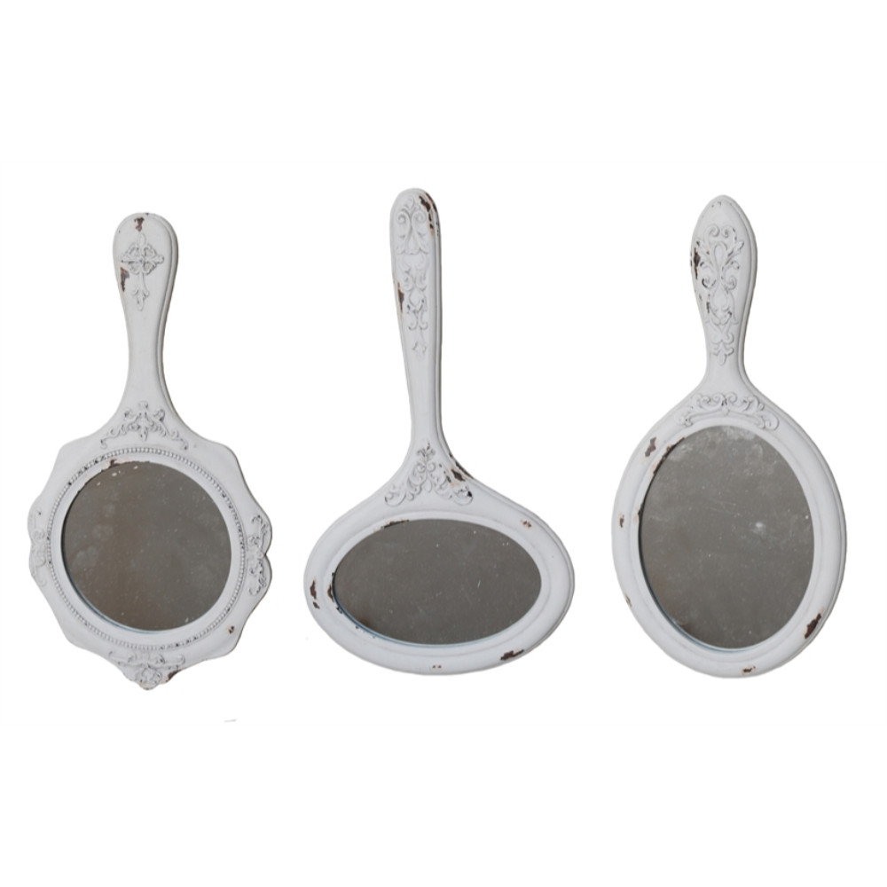 Fascinating Round Mirror Wall Hangers, Set of 3