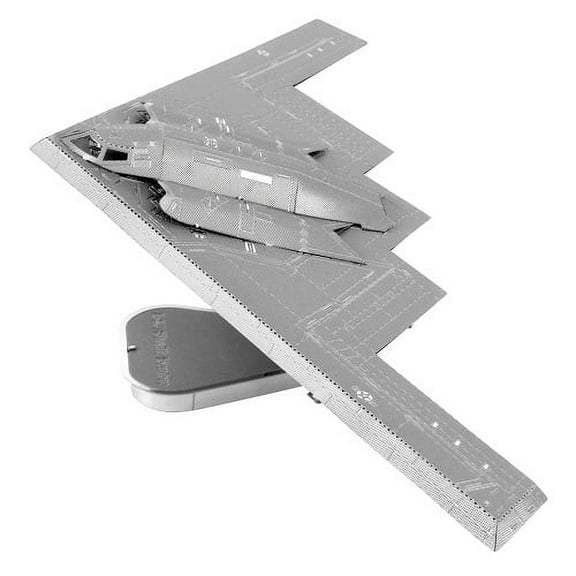 Model Kit Northrop Grumman B-2 Spirit Stealth Bomber Aircraft (Moderate Difficulty) Steel Model by Metal Earth