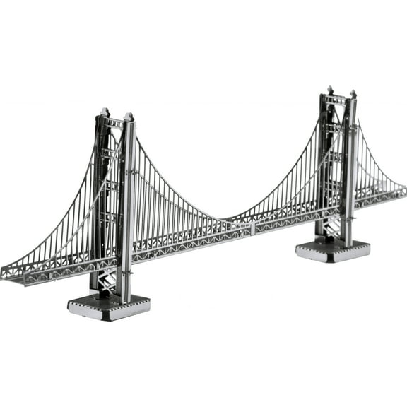 Fascinations Golden Gate Bridge Model Building Kit, 1:200 Scale, 102 Pieces