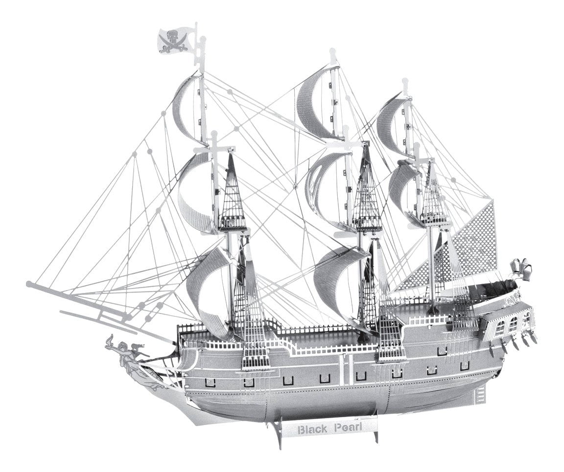 Fascinations Metal Earth Premium Series Black Pearl 3D Metal Model Kit