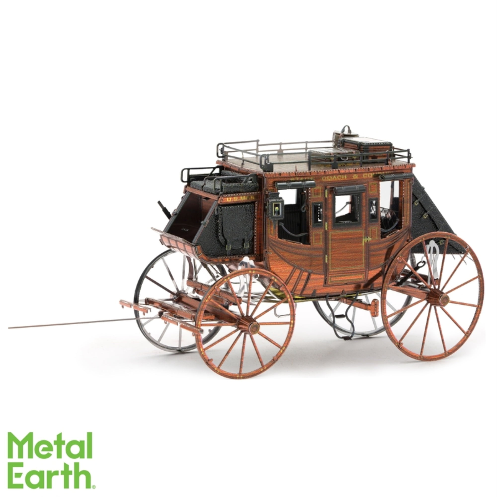 Fascinations Metal Earth Wild West Stagecoach 3D Metal Model Kit