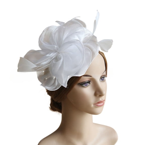 Fascinator Hats for Women Hair Accessories Tea Party Hat for Cocktail/Wedding/Fancy Dress Party(8.26in)