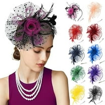 Fascinator Hats for Women Tea Party Hat Kentucky Fascinators Headband Derby Hats Wedding Carnival