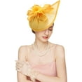 thumbnail image 1 of Fascinators Hat Flower Tea Party Hats for Women Feather  Hat for Wedding, 1 of 4