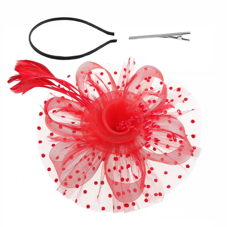 Fascinators Hat Kentucky Derby Hats for Girls and Women Tea  display picture 1