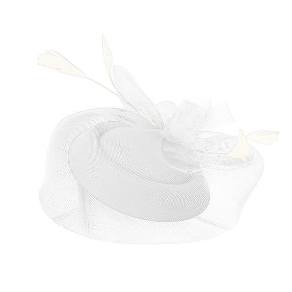 Fascinators Hat For Women Tea Party Pillbox Derby Fascinator Hat Veil Feather Fascinators Hair Clip Wedding Tea Party Hat Church Hat for Women Wedding Cocktail Fascinators Hats One Size