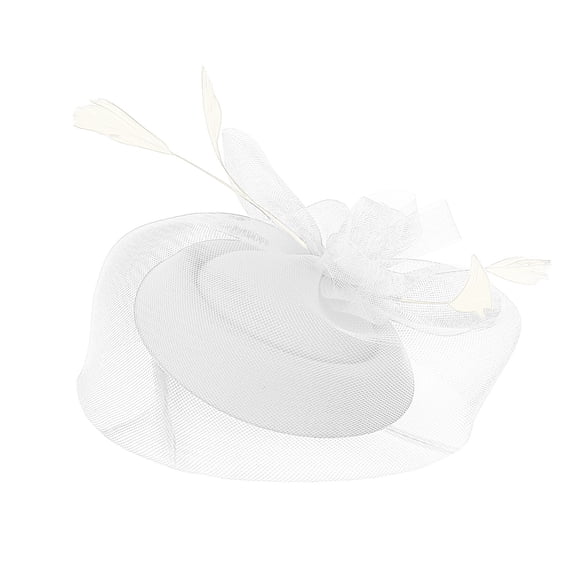 Fascinators Hat For Women Tea Party Pillbox Derby Fascinator Hat Veil Feather Fascinators Hair Clip Wedding Tea Party Hat Church Hat for Women Wedding Cocktail Fascinators Hats One Size