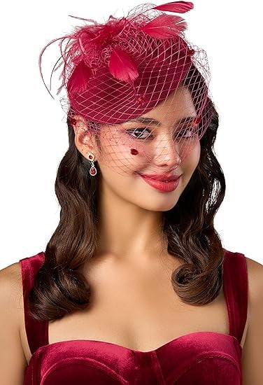 Fascinators Hats 20s 50s Hat Pillbox Hat Cocktail Tea Party 