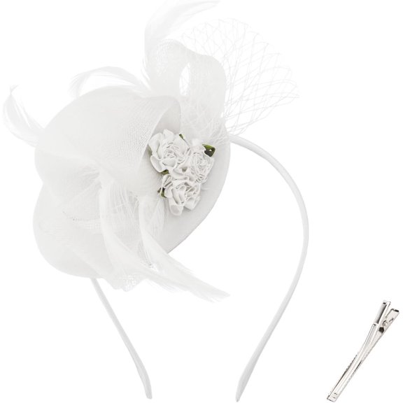 Fascinators Hats for Women Girls 2026 Derby Hats Party Hat with Headband and Clip