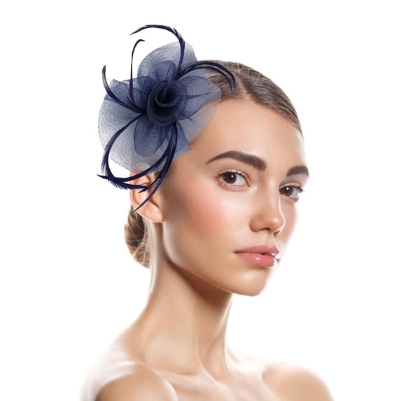 Fascinators Hats for Women Tea Party Hat Flower Mesh Pillbox Hat Kentucky Fascinator Derby Hat for Women Bridal Wedding Church Hat for Women