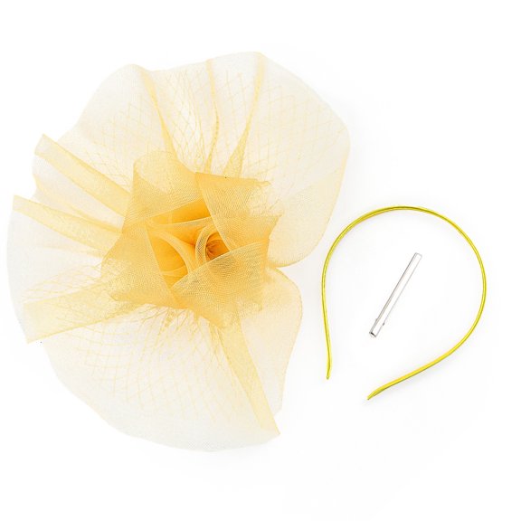 Fascinators Hats for Women Teas Party Headbands Bridal Wedding Veil Headwear 20s 50s Elegant Hat with Hair Clip