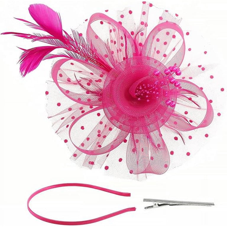 Fascinators Headband Hats for Women Kentucky Derby Tea Party  display picture 1