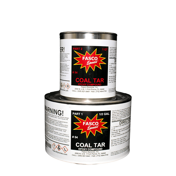 Fasco #54 - Coal Tar Epoxy - 1.5 Gallon Kit