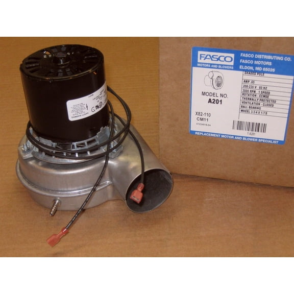Fasco A201 Furnace Draft Inducer Motor Lennox 7021-10055 41144-001 7021-10743