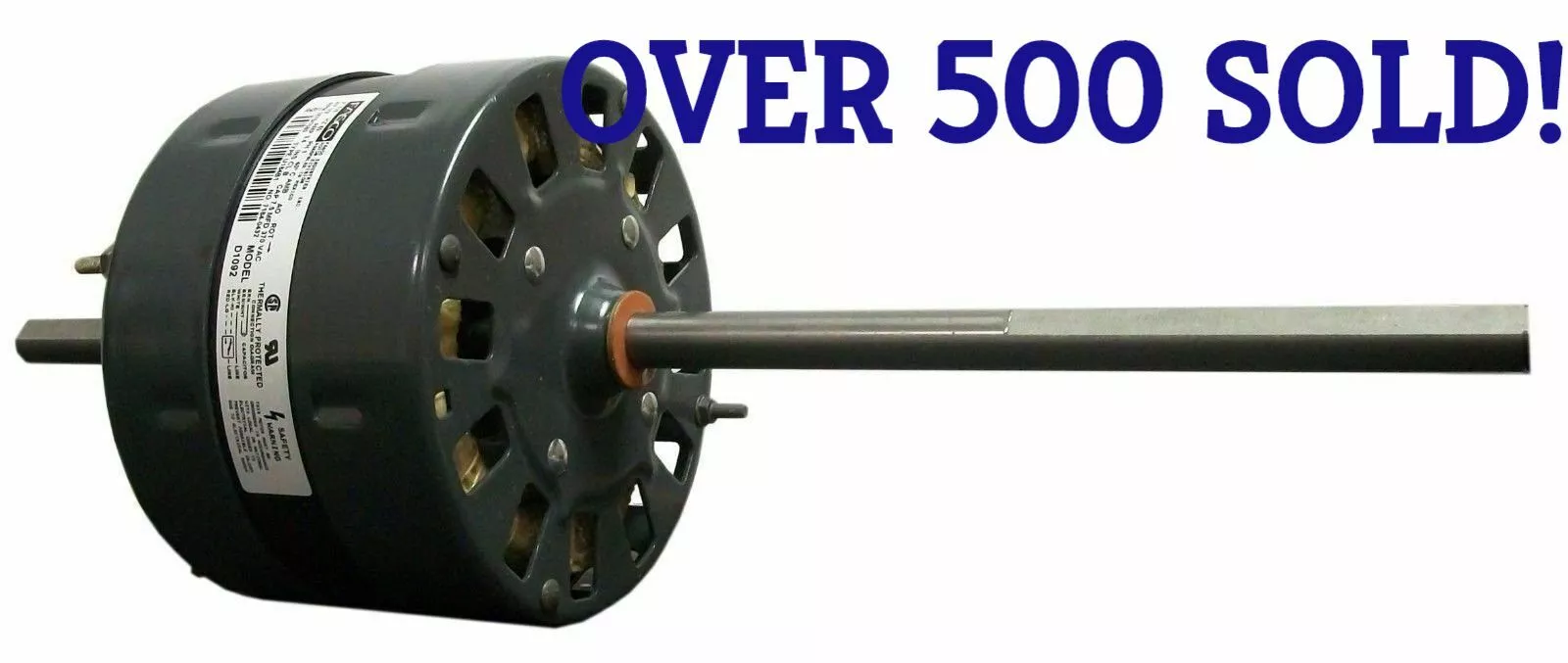 Fasco D1092 5.0-inch Replacement Motor, 1/3 Hp, 115 Volts, 1675