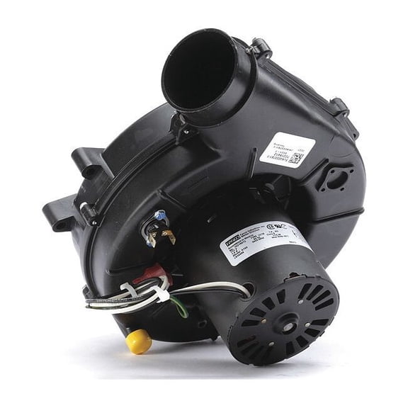 Fasco Draft Inducer Blower, 115, Plastic, 9 in W, 9 7/8 in H A140
