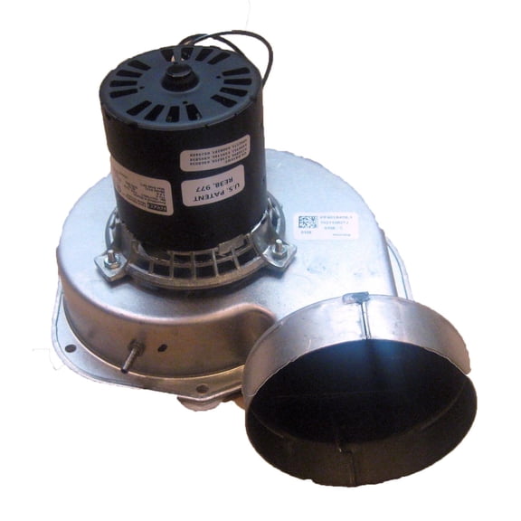Draft Inducer Blower, 115, Steel, 6 5/32 in W, 8 1/2 in H, 4.9/3.85" Inlet and Outlet Dia.