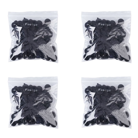 Fasdga 400 Pcs Black Sponge Earbud Headphone Cap Ear Pads Cover Replacement,400 x Ear Pad Cover,Black