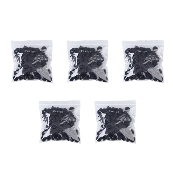 Fasdga 500 Pcs Black Sponge Earbud Headphone Cap Ear Pads Cover Replacement