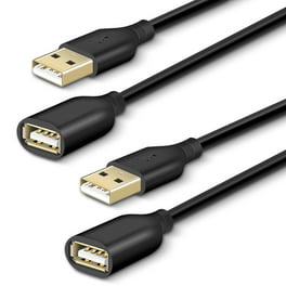 Cablevantage 10 ft USB 3.0 Extension Extender Cable Cord M/F Standard Type  A Male to Female Black 