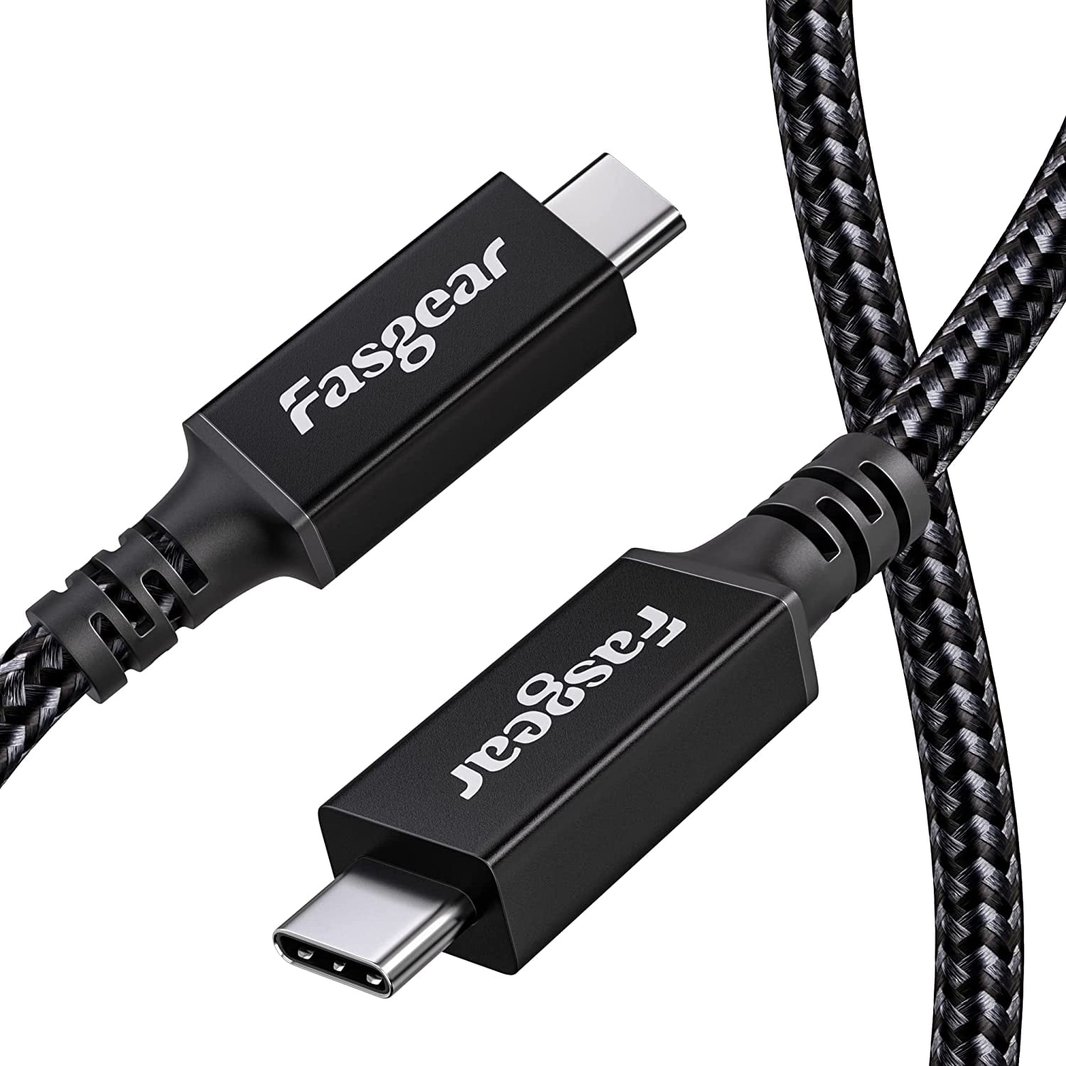 Fasgear USB 4 Cable 1m Compatible for Thunderbolt 4/340Gbps Data Transfer 8K60HZ 100W Fast