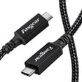 thumbnail image 1 of Fasgear USB 4 Cable 1m - Compatible for Thunderbolt 4/3-40Gbps Data Transfer 8K@60HZ 100W Fast Charging Type C Video Cable for Moniter|Display|External SSD|eGPU USB-C Docking|Laptop (3ft), 1 of 7