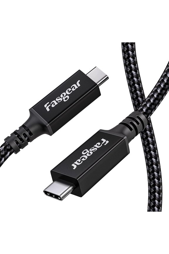 USB 4 Cable 1m - Compatible for Thunderbolt 4/3-40Gbps Data Transfer 8K@60HZ 100W Fast Charging Type C Video Cable for Moniter|Display|External SSD|eGPU USB-C Docking|Laptop (3ft)