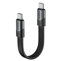 Fasgear USB 4 Cable: 6-inch Thunderbolt 4 Cable Thunderbolt 3 Cable 100W Charging 40Gbps Data Transfer Compatible for Mac-book Pro i-Pad Pro 2021 Mac Mini M1 External SSD Hub Docking Monitor Egpu 15cm