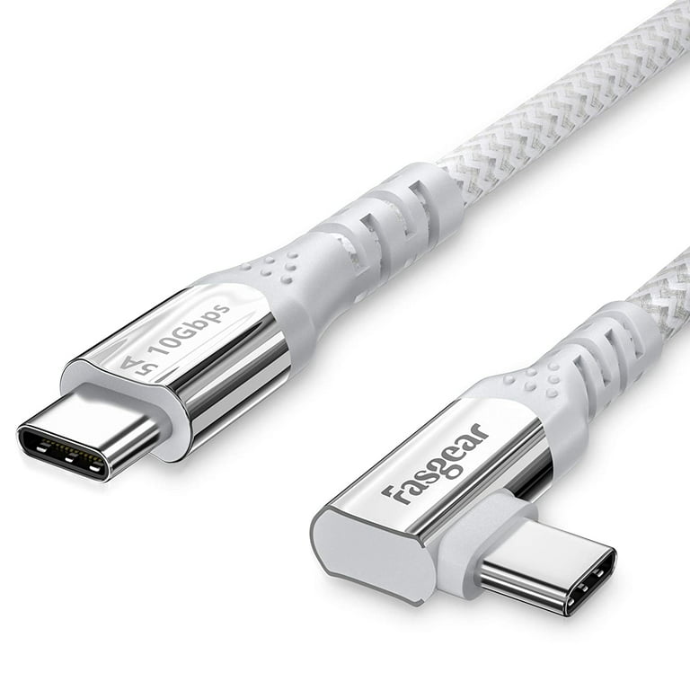 Fasgear USB C to USB C 3.1 Gen 2 Cable 10ft, 10Gbps 100W(20V/5A) Power Delivery with E-Marker Chip 10Gbps Data Sync 4K@60Hz Video Output Compatible