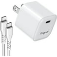 thumbnail image 1 of Fasgear USB C Charger 30W GaN II Fast Wall Charger Block PD 3.0 Mini Power Adapter with 3ft USB C to C Cable Compatible for MacBook Air,iPad Pro 2021/Air/Mini 2022,Galaxy S22 Ultra/S21 +, Pixel, etc, 1 of 7