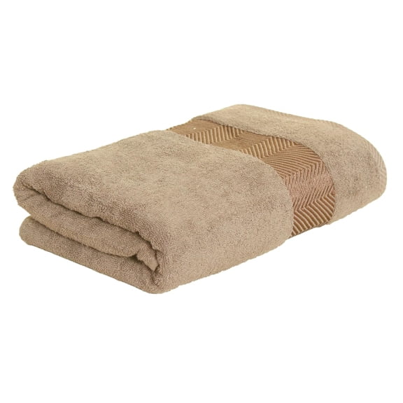 Fash Home International Bath Towel 500 Gsm | Ultra Soft, Highly Absorbent, Quick Dry, Plush & Durable Cotton Bath Towel (Beige)