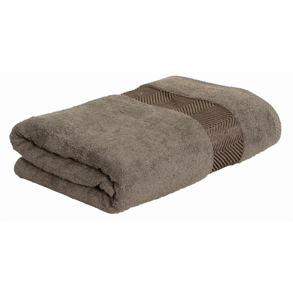Fash Home International Bath Towel 500 Gsm | Ultra Soft, Highly Absorbent, Quick Dry, Plush & Durable Cotton Bath Towel (Grey)
